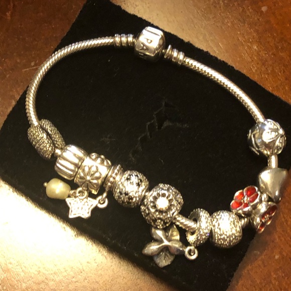10 piece Charm Pandora Bracelet - Picture 4 of 4